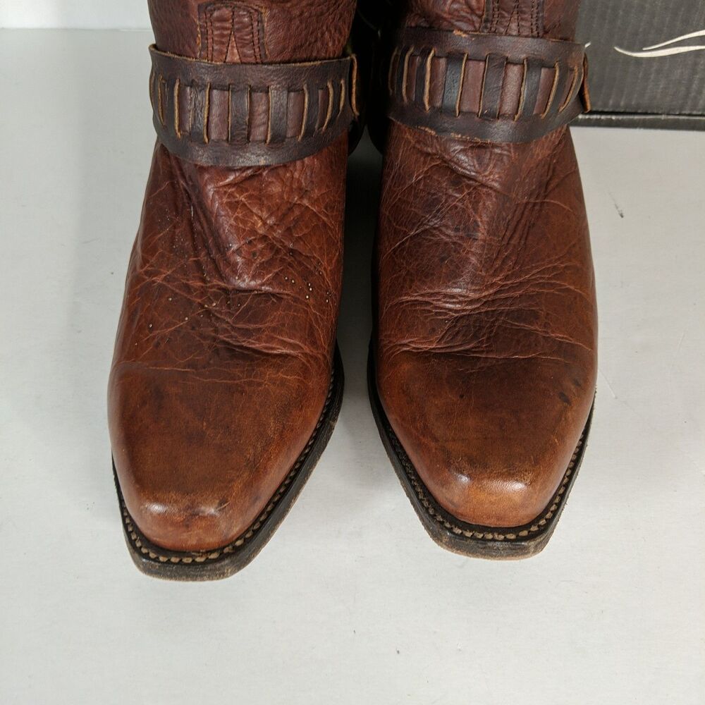 JACK DANIELS Abilene NO. 7 LEATHER COWBOY BOOTS MENS SIZE 9D OIL RESISTANT 8015 - Picture 5 of 11
